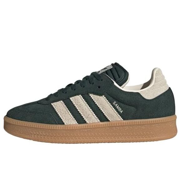 adidas Unisex Samba XLG Shadow greenChalk White/Gum 3 9.5 US